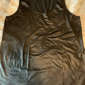 Faux Leather Women’s Dress Tank